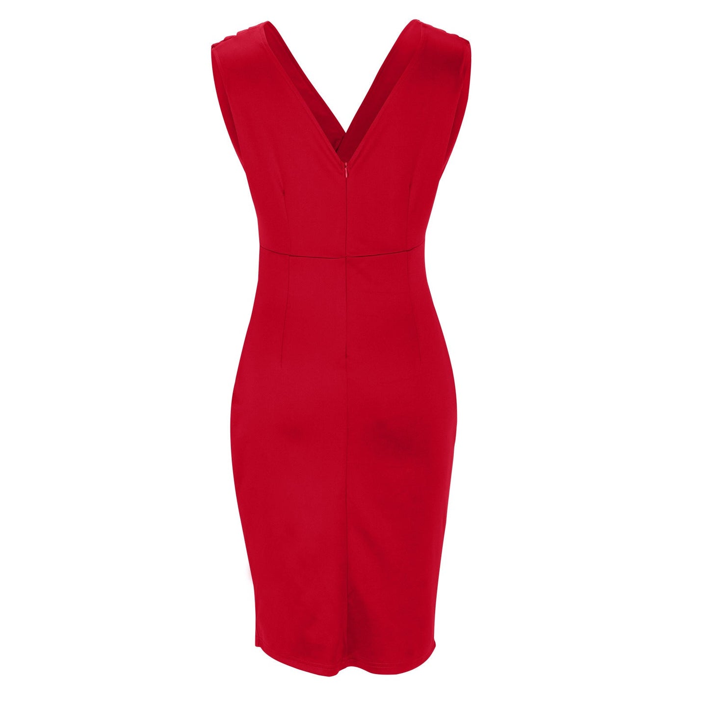 "Abito elegante donna Isabelle lungo, colore rosso, tessuto morbido, dettagli sofisticati per eventi speciali e uscite casual