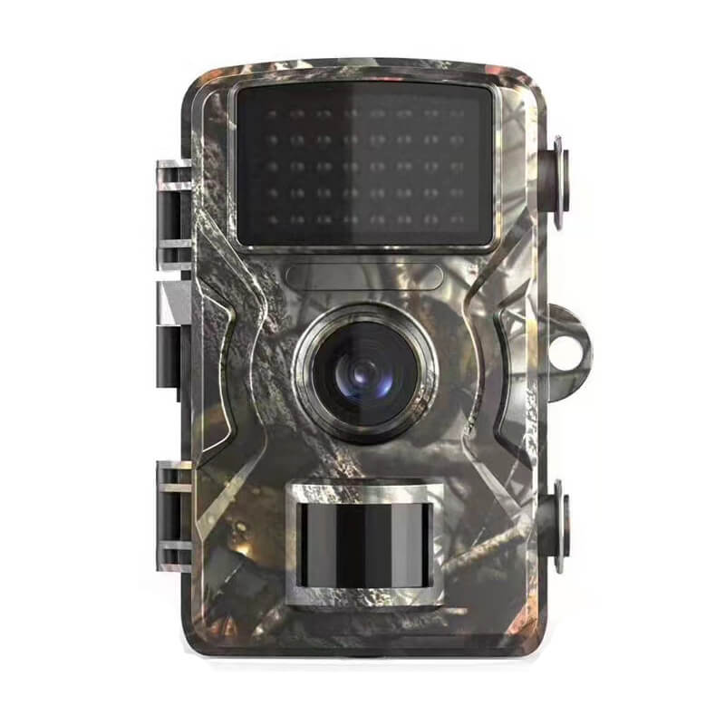 "Camera per fauna selvatica, visione notturna, foto e video HD, design robusto, mimetico, impermeabile, LED infrarossi invisi