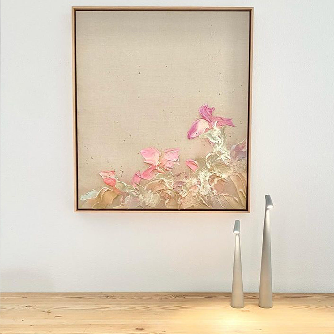"Lampada da tavolo moderna ricaricabile, struttura snella in metallo, luce LED regolabile, colori: nero, marrone, grigio, ros