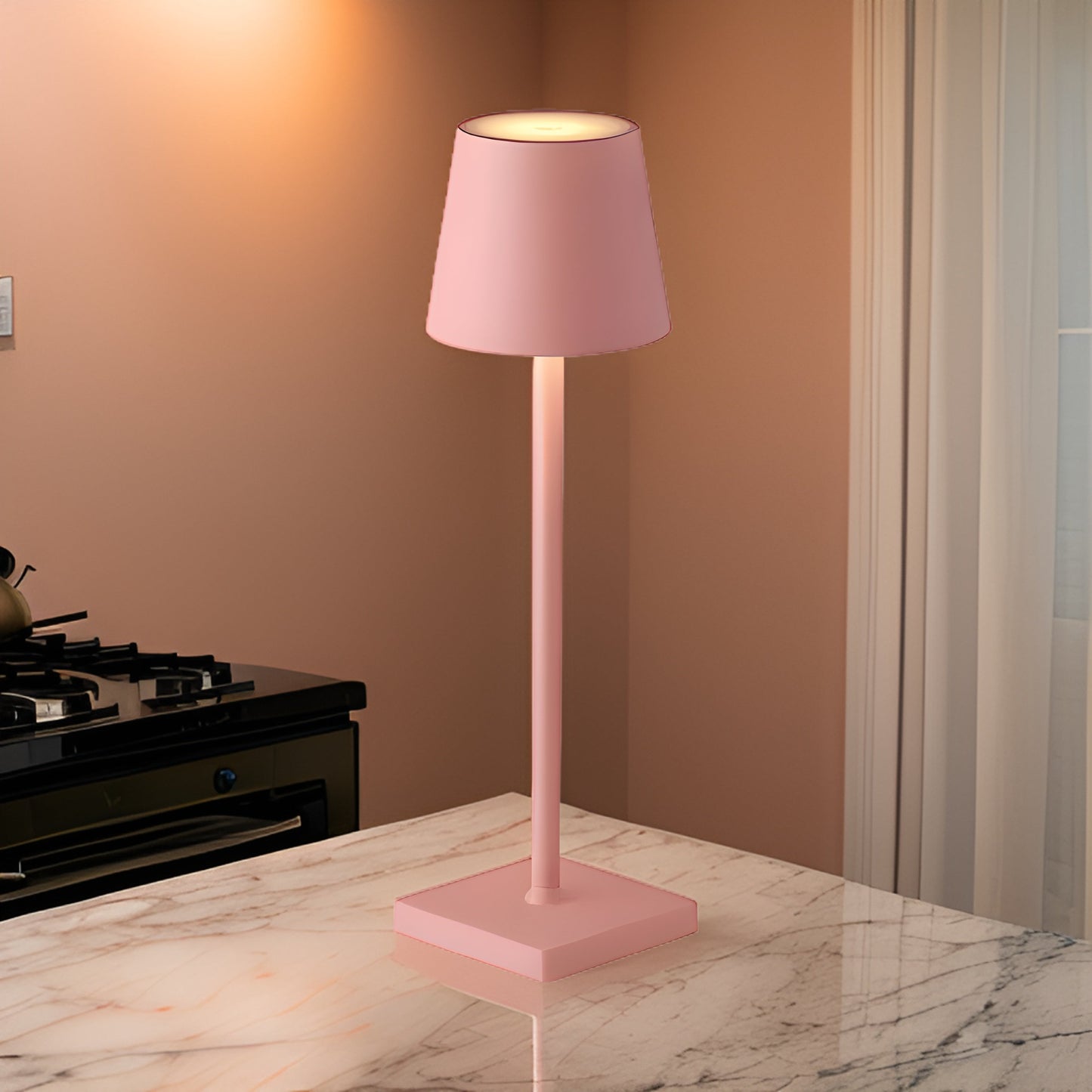 "Lampada da tavolo OSAKA senza fili, elegante, moderna, con luce LED, adatta per qualsiasi ambiente, disponibile in vari colo