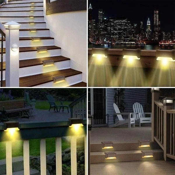 "Lampada solare da giardino LED, luce calda, illumina percorsi e giardini, design elegante e resistente, energia solare."