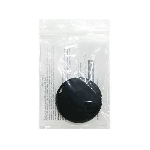 Mini GPS Tracker magnetico nero, compatto e portatile, per tracciamento in tempo reale e facile montaggio su superfici metall