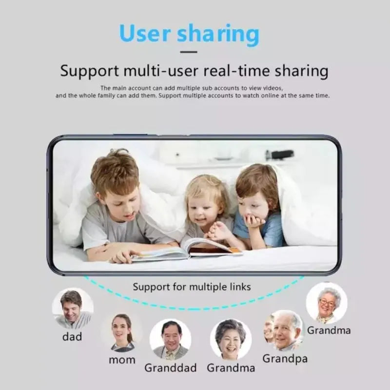 "Mini telecamera Wi-Fi wireless 1080P HD, compatta e discreta, per sorveglianza in tempo reale con smartphone, visiona 24/7."