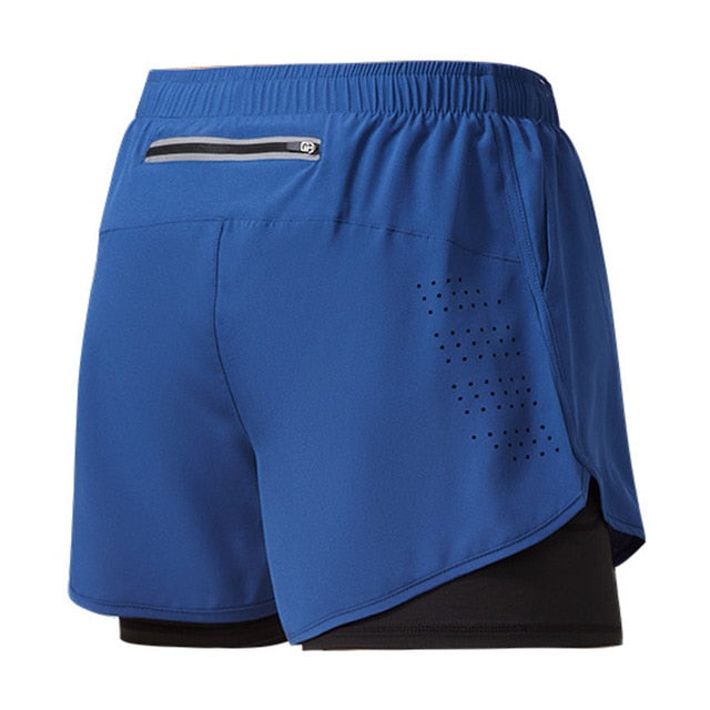 "Pantaloncini uomo sportivi neri con asciugatura rapida, zip laterali, tessuto traspirante per corsa e allenamenti intensi."