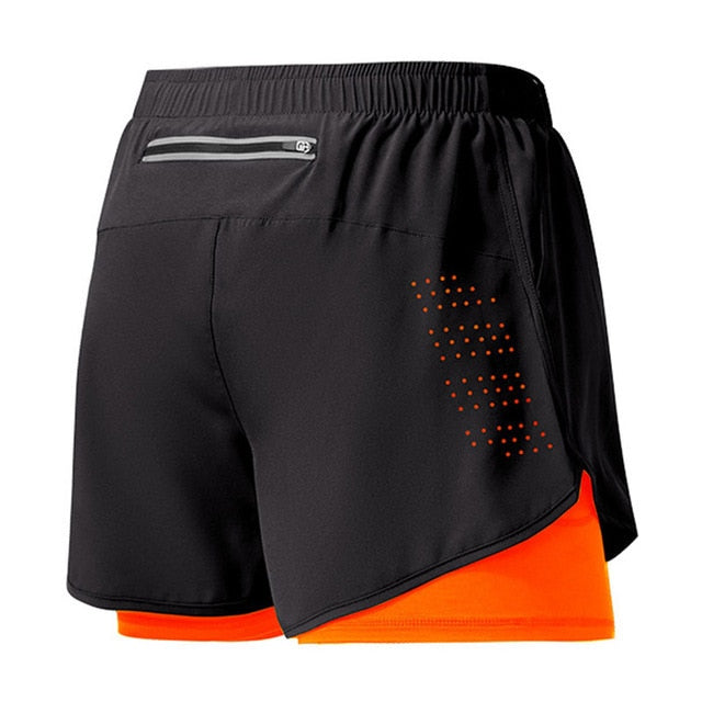 "Pantaloncini uomo sportivi neri con asciugatura rapida, zip laterali, tessuto traspirante per corsa e allenamenti intensi."
