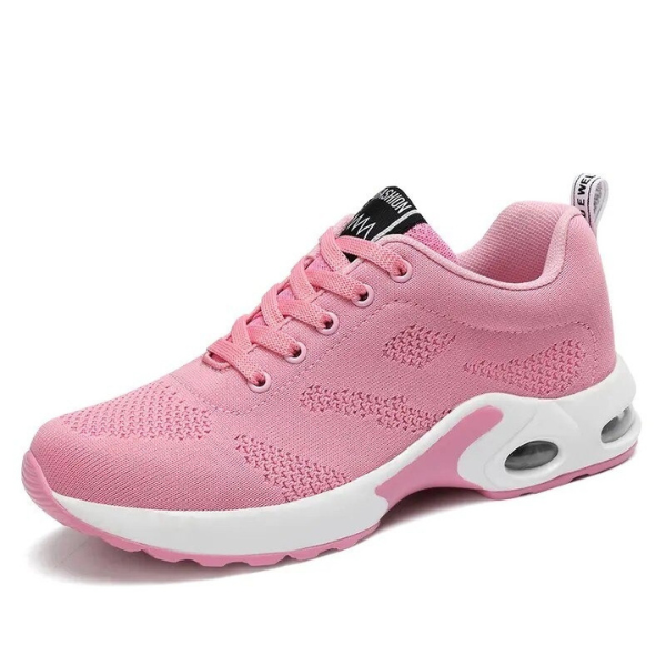 "Scarpe da ginnastica ortopediche unisex, suola ammortizzante, design moderno e accattivante, colore neutro, su erba"