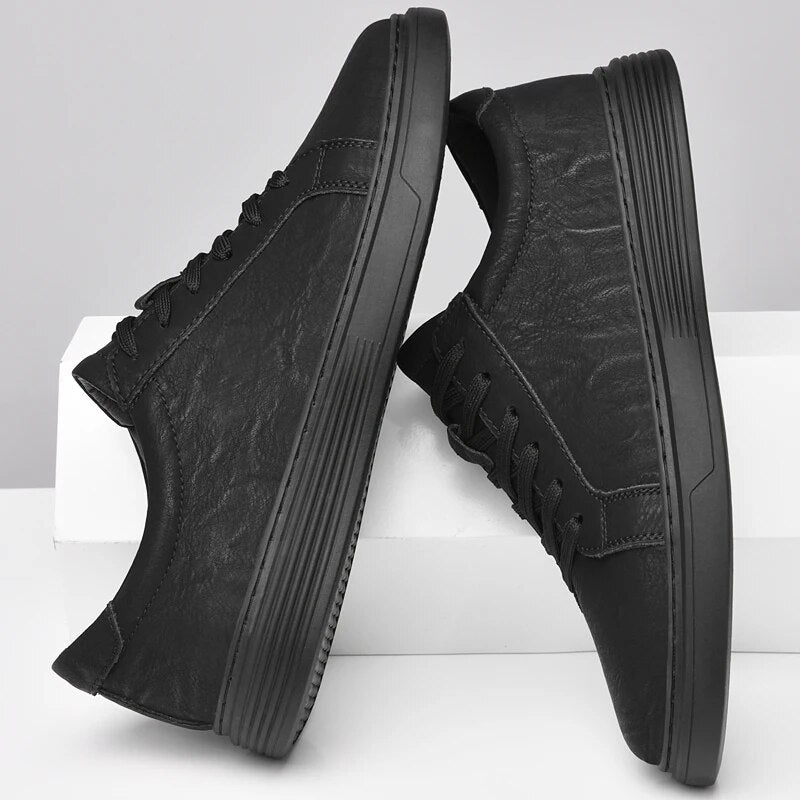 "Scarpe eleganti uomo in pelle vera Portofino, design classico, suola antiscivolo, disponibili in khaki, nero, grigio."