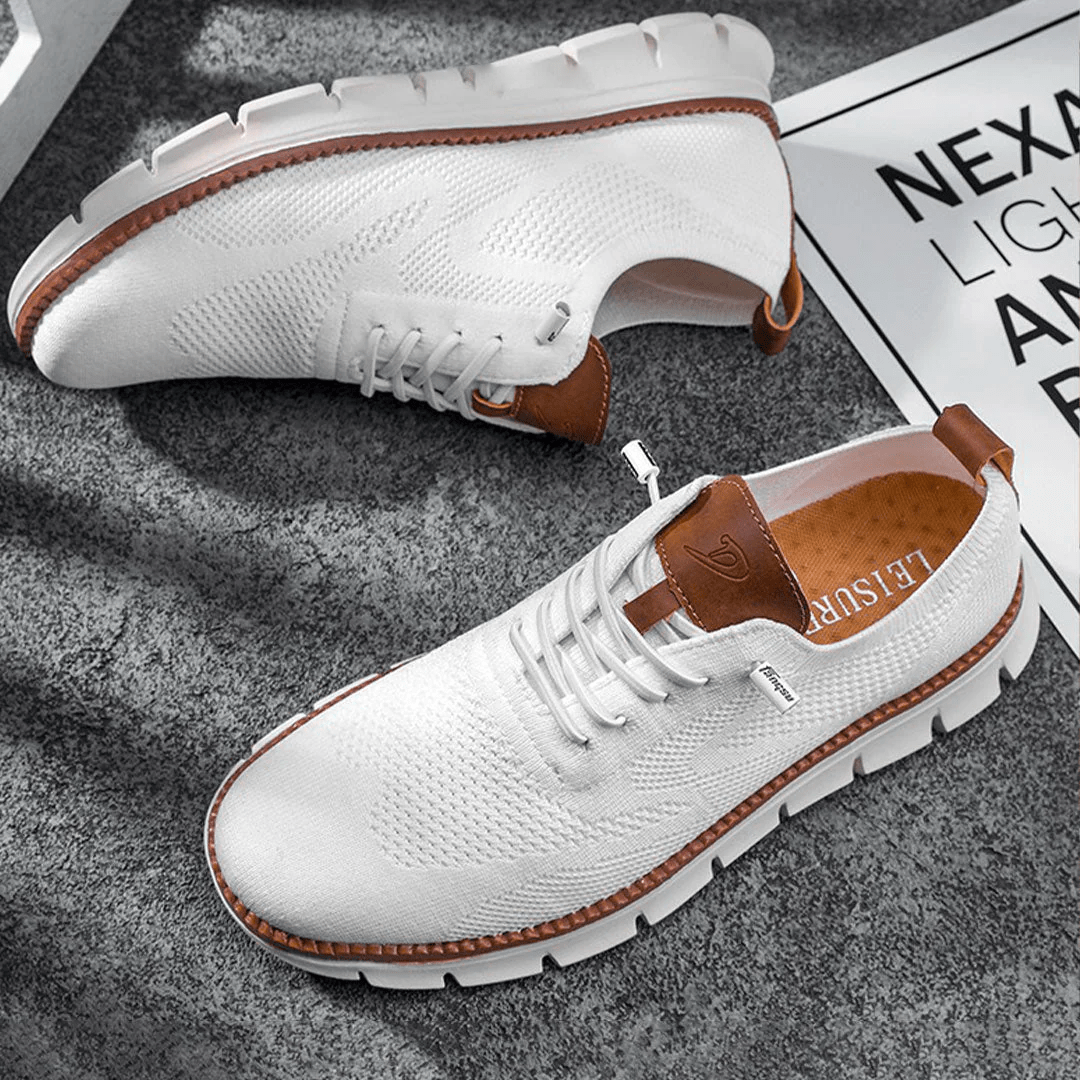 Scarpe uomo multicolore in pelle, design moderno, suola flessibile, ideale per ogni occasione, comfort e stile impeccabili.