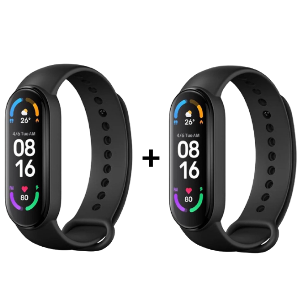 Smartwatch M6 elegante con display Retina, monitoraggio salute e fitness, cinturino nero opaco, perfetto per uso quotidiano.