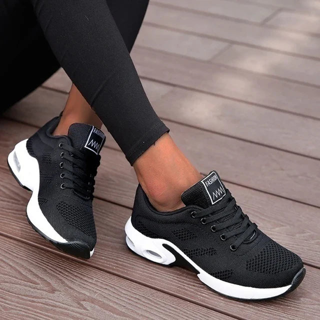 "Sneakers ortopediche donna traspiranti leggere, suola ammortizzante, vari colori, perfette per passeggiate e attività quotid
