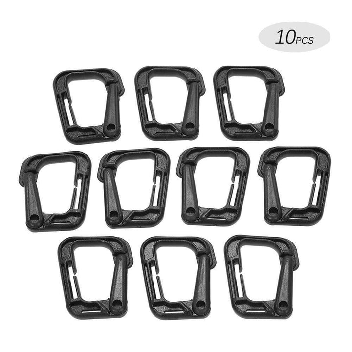 Survival tools D-Ring Molle clips, durable and lightweight backpack accessories