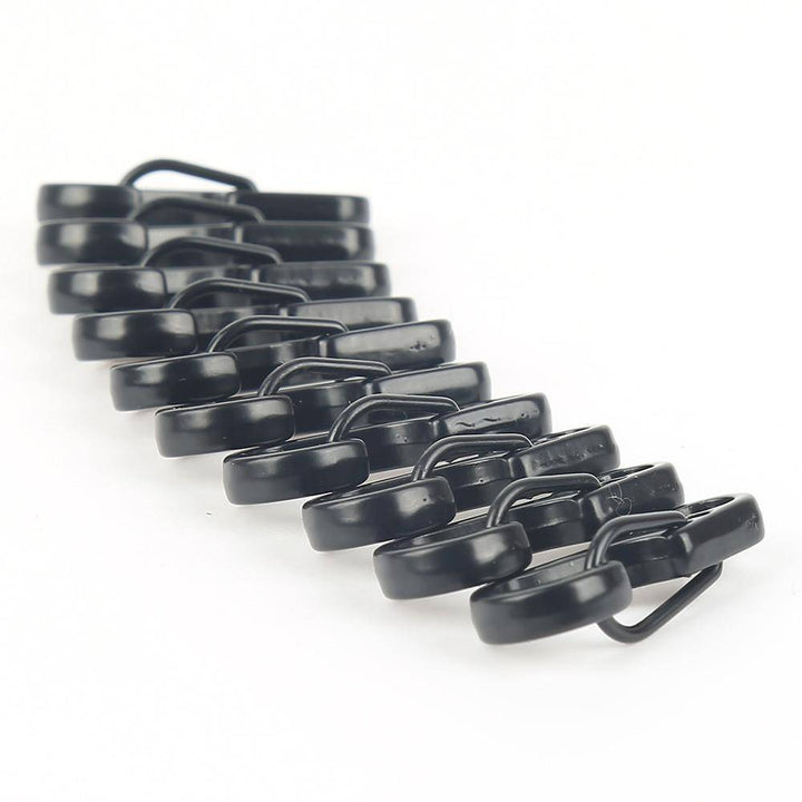 Collection of 10 multipurpose mini SF carabiners, essential outdoor gear for backpacks and keys