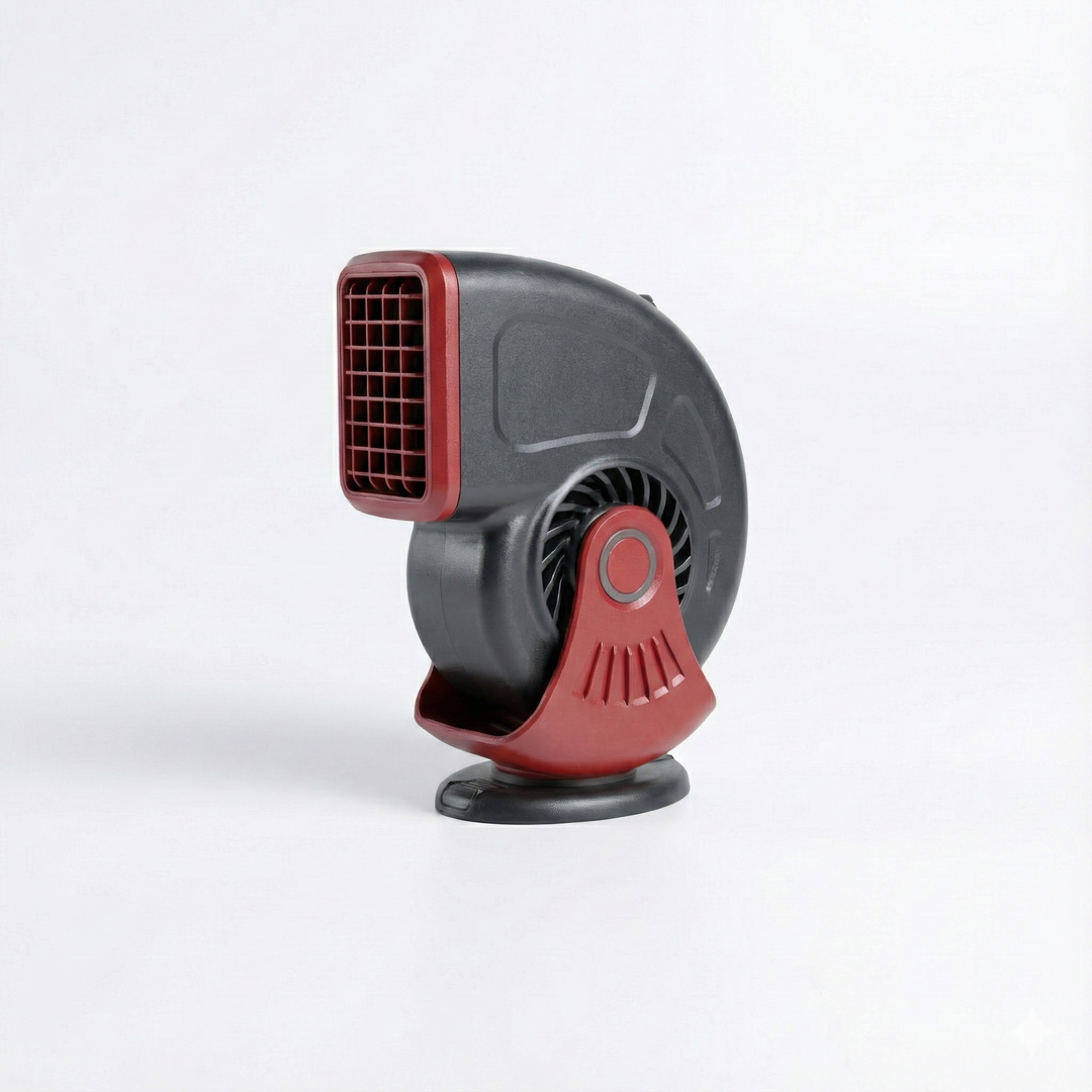 12V car heater and defroster, portable auto accessory for rapid winter demisting and heating