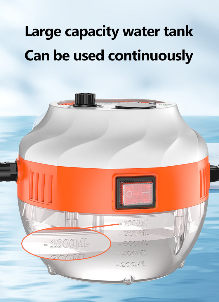 2800W high-pressure steamer for sanitizing and deep cleaning all surfaces in home & car.