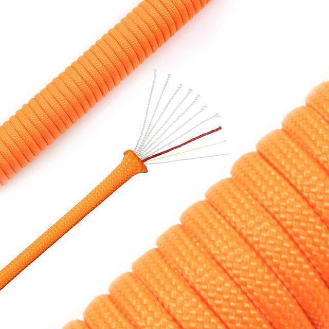 Multi-strand 31m military 550 paracord survival rope, essential camping gear
