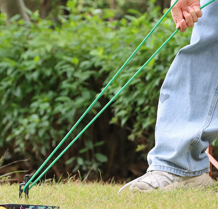Nylon reflective guy ropes, 4-pack, for camping & hiking equipment