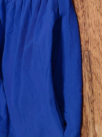 "Abito donna elegante in lino con tasche, colorato e versatile, per un look sofisticato e comodo in ogni stagione."