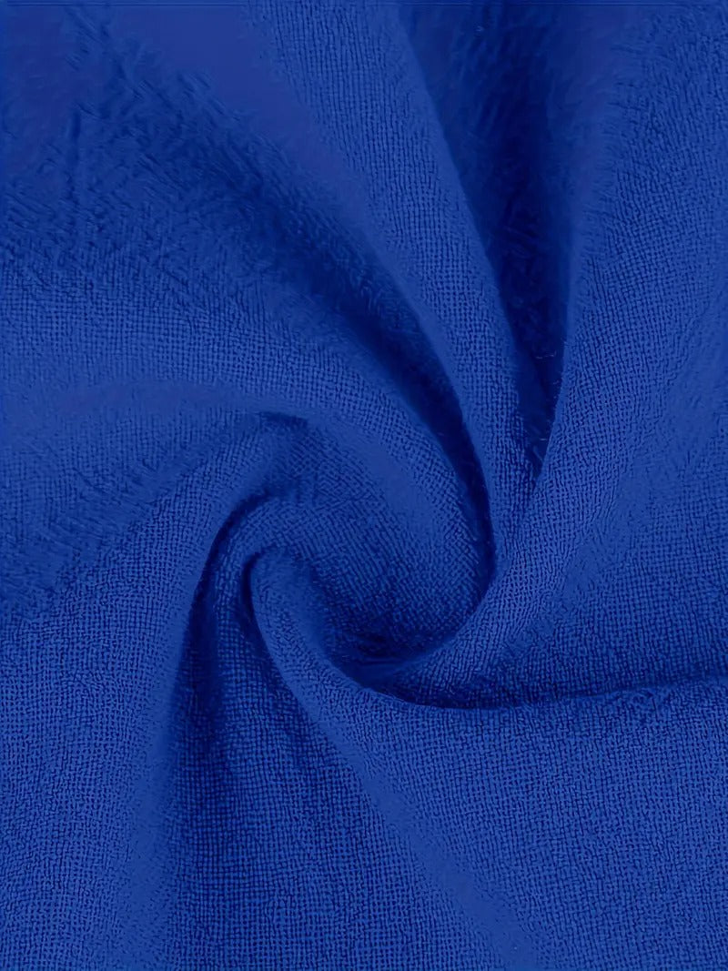 "Abito donna elegante in lino con tasche, colorato e versatile, per un look sofisticato e comodo in ogni stagione."