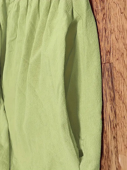 "Abito donna elegante in lino con tasche, colorato e versatile, per un look sofisticato e comodo in ogni stagione."