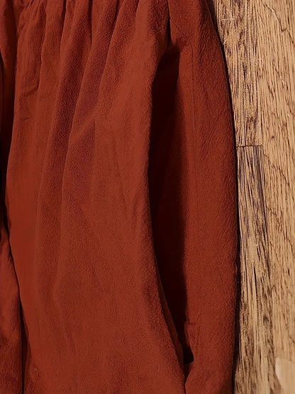 "Abito donna elegante in lino con tasche, colorato e versatile, per un look sofisticato e comodo in ogni stagione."