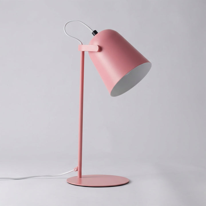 Modern Nordic design Glintor desk lamp. Minimalist metal reading light for home office.