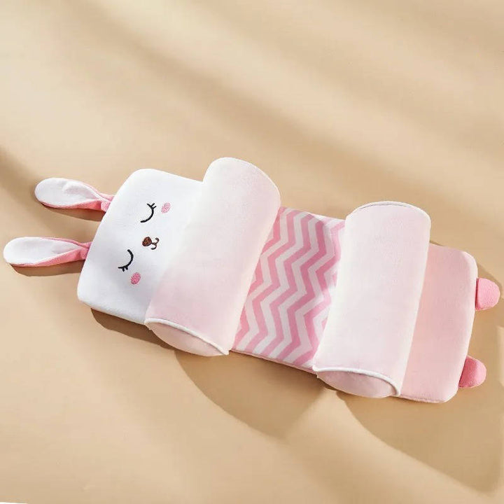 Comfortable adjustable baby sleep pillow for newborns, actively preventing flat spots & supporting head development.