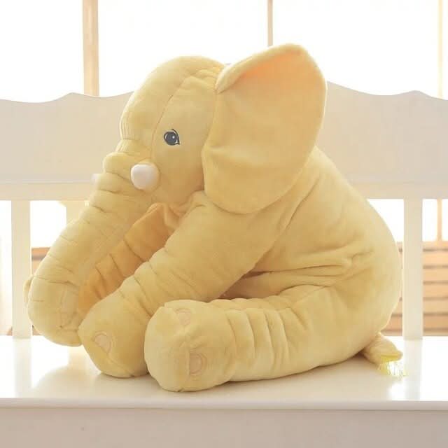 Unisex elephant plush toy, a cozy pillow & playful friend. Best baby gift and kids' room decor.