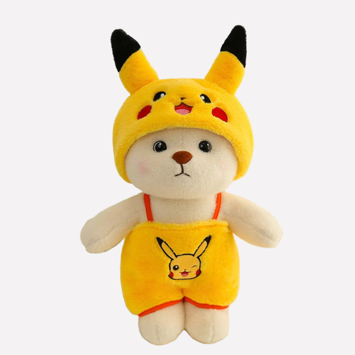 Adorable plush character bear stuffed animal. A soft cuddle toy and perfect playmate for kids & babies.