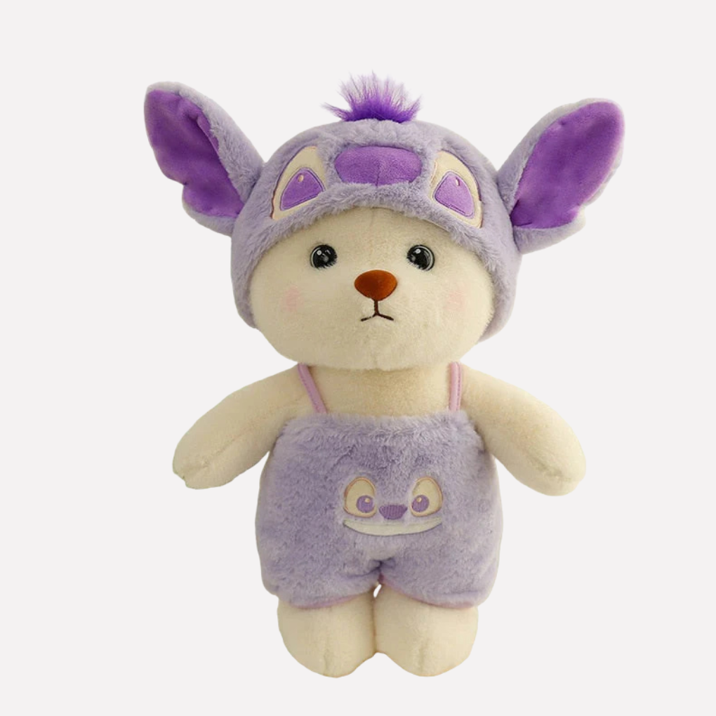 Charming plush bear stuffed animal with friendly eyes. A beloved cuddle toy and baby gift for children.