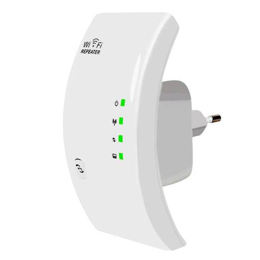 "Amplificatore di segnale WiFi wireless compatto, design elegante, potenzia il segnale per streaming e giochi senza interruzi