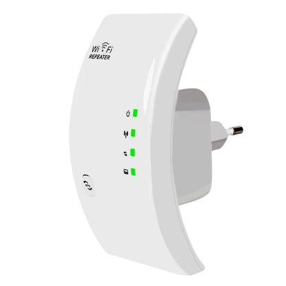 "Amplificatore di segnale WiFi wireless compatto, design elegante, potenzia il segnale per streaming e giochi senza interruzi