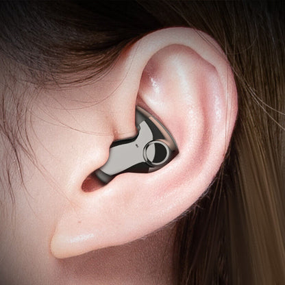 "Auricolari Bluetooth wireless, design ergonomico, colore nero, cancellazione rumore, resistenti all'acqua, IPX5, comfort pro