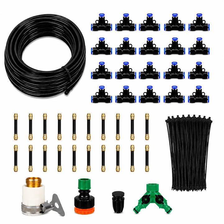 High-quality automated misting solution for hassle-free outdoor plant watering & greenhouse cooling.