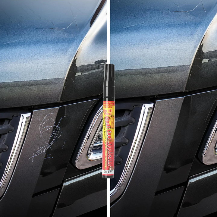 Automotive scratch remover pen for paint correction. Quick DIY paint fix & weatherproof touch up for cars.