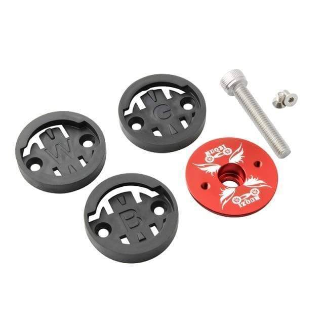 Aluminum bike speedometer fixed mount, secure holder base for cycling, lightweight and universal bike computer accessory