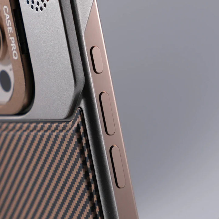 Durable black MagSafe armor iPhone case, shockproof protection, built-in kickstand & secure grip.