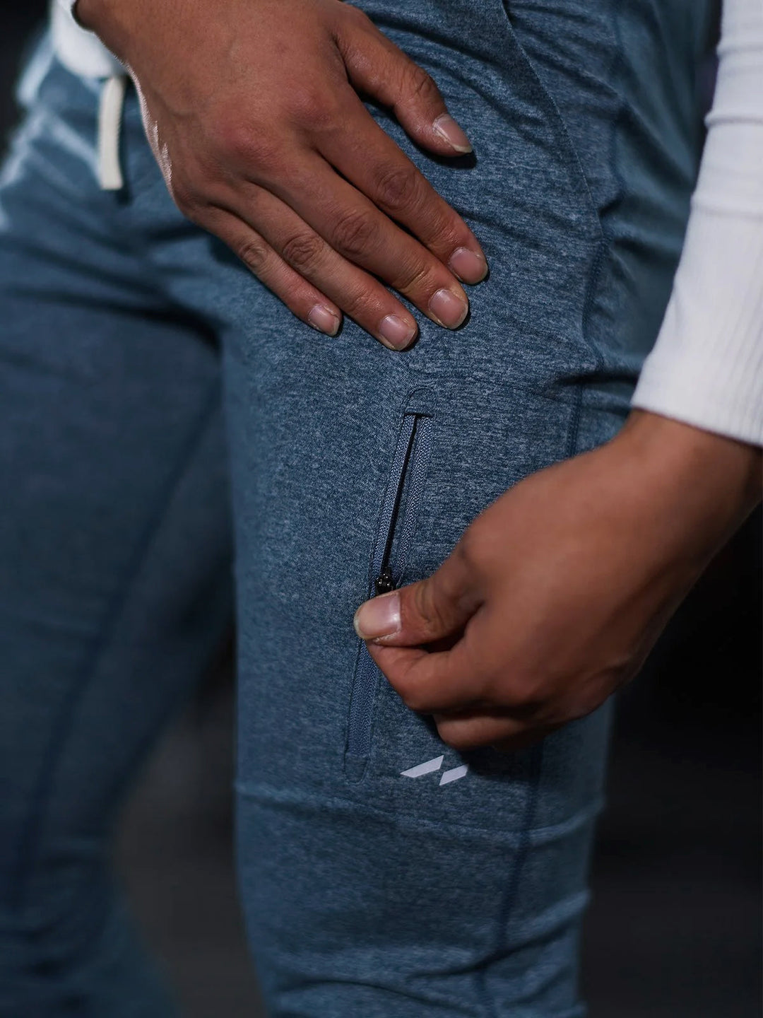 Tapered fit men's joggers, black, great for travel, offering style & freedom.