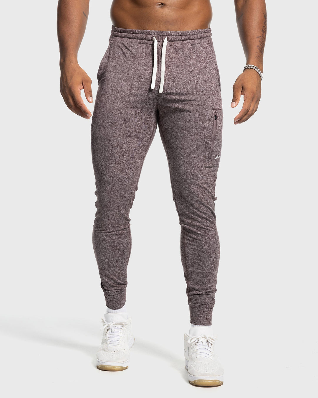 Men's everyday stretch pants, black, versatile for home, gym, & street.
