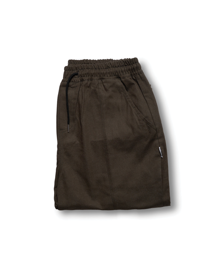 Black men's tapered joggers, offering effortless style and all-day comfort for casual wear.
