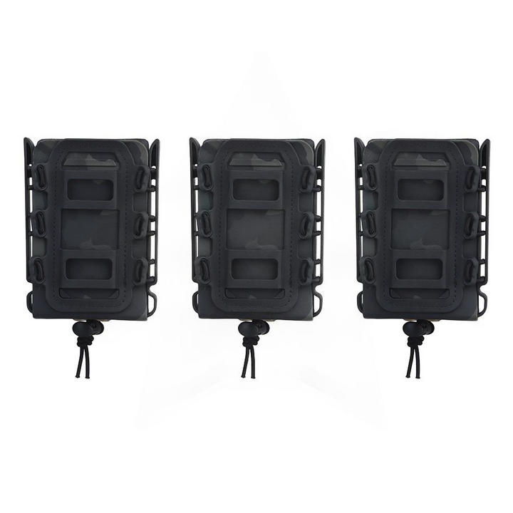MOLLE compatible magazine carrier, perfect for military, hunting, & outdoor enthusiasts.
