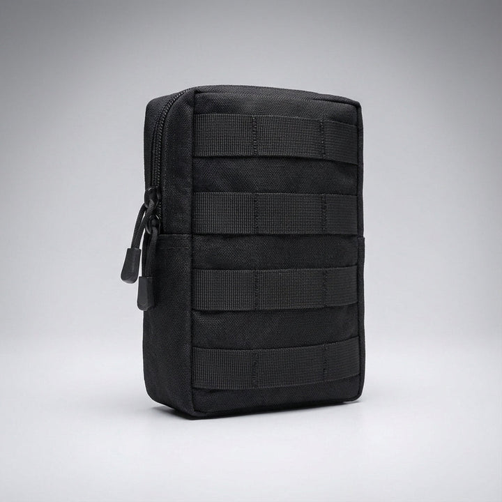 Practical compact tactical utility pouch with MOLLE attachment for outdoor adventures and EDC organization.