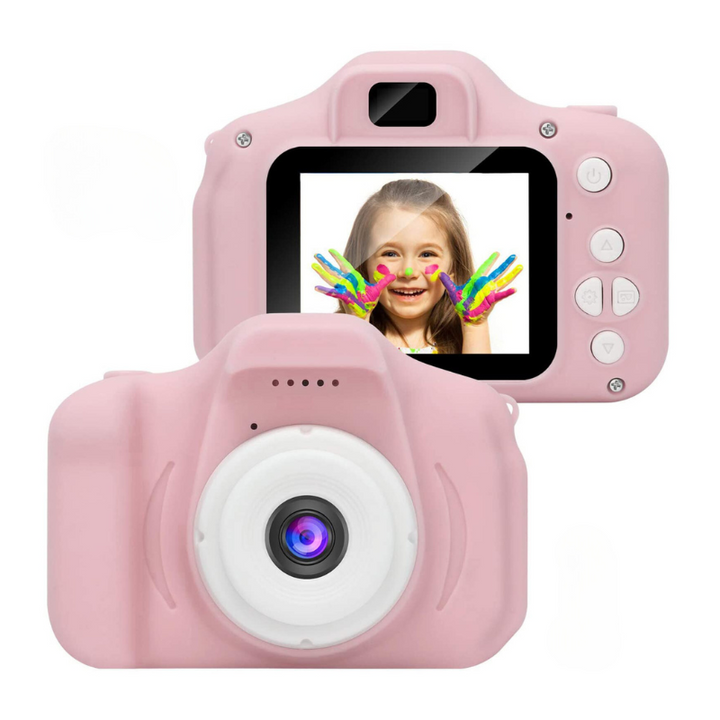 SnapKid children's digital camera, easy to use for photography and outdoor adventures. Encourages creativity in kids.