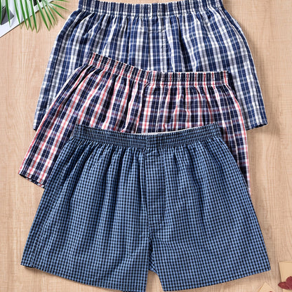 "Boxer da uomo in cotone 100% con stampa vegetale moderna, morbidi e traspiranti, perfetti per comfort quotidiano."