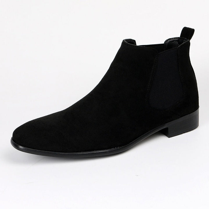 Men's durable comfort fashion boots, beige, ankle-height, perfect for daily wear & outdoor fun.