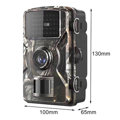 "Camera per fauna selvatica, visione notturna, foto e video HD, design robusto, mimetico, impermeabile, LED infrarossi invisi