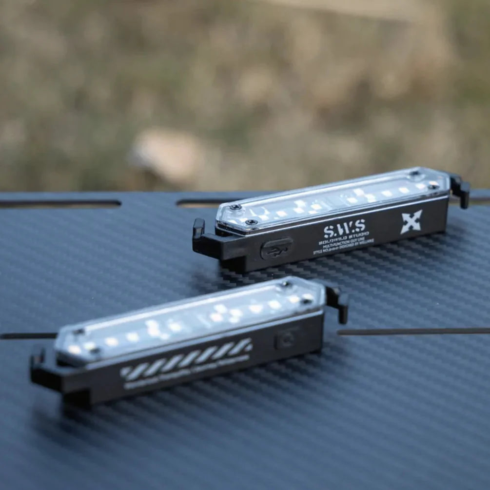 Compact camping lantern alternative: rope light with buckles, Type-C rechargeable