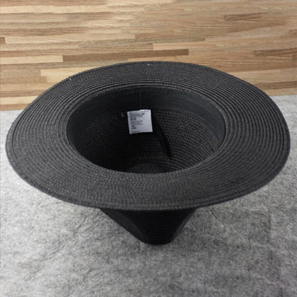 "Cappello da uomo in palma toquilla intrecciata, design elegante, beige chiaro, perfetto per occasioni estive casual e formal