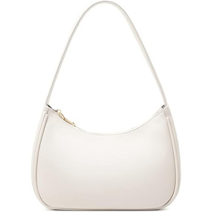 Chic mini hobo bag for women. Compact shoulder handbag with a secure zipper closure, perfect for stylish outings.