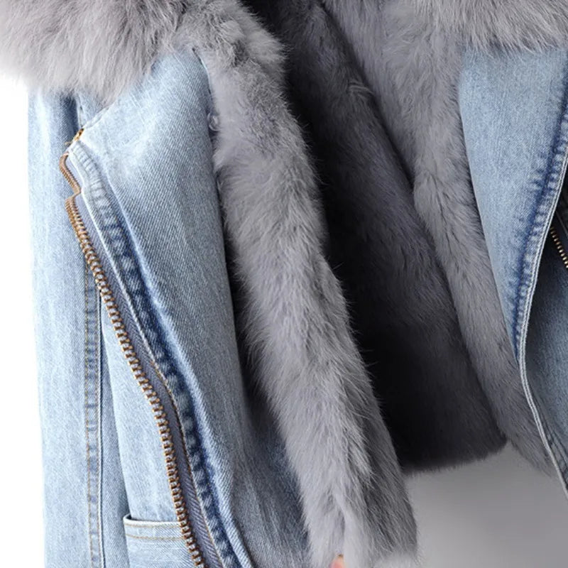Stylish women's moto jacket, a versatile layering piece with chic detailing for any season's outerwear.