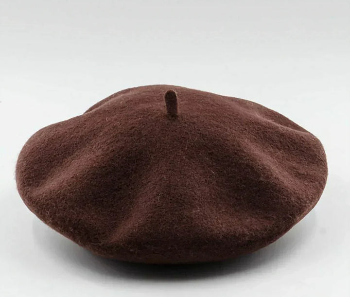 Fashion-forward women's winter beret, a stylish headwear essential for warmth and elegance.